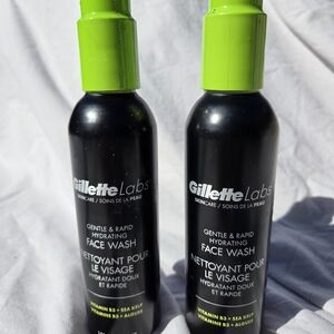 Gillette Labs Gentle & Rapid Hydrating Face Wash — Black with Green Cap